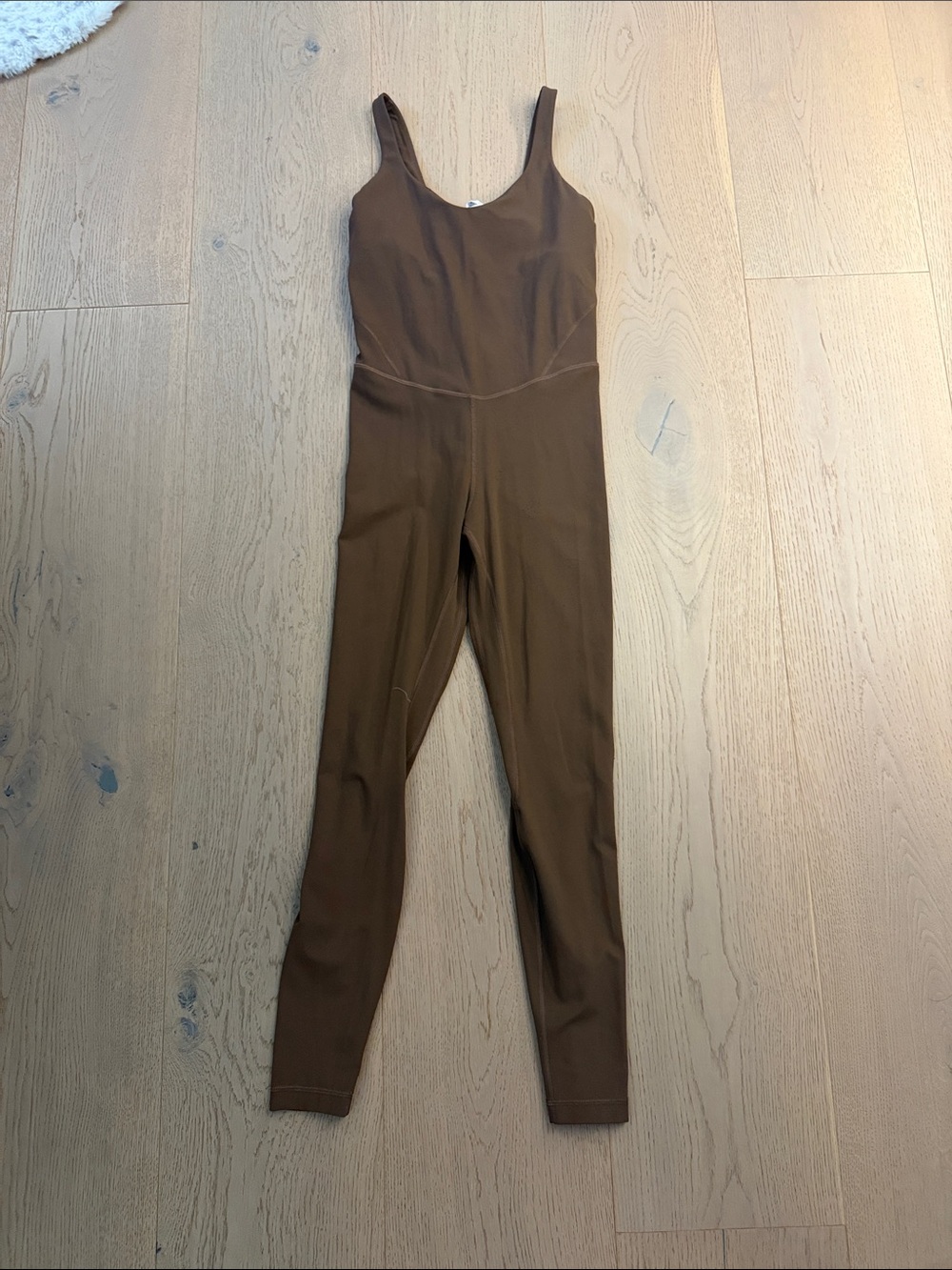 lululemon athletica Brown Stretch Tank Jumpsuit